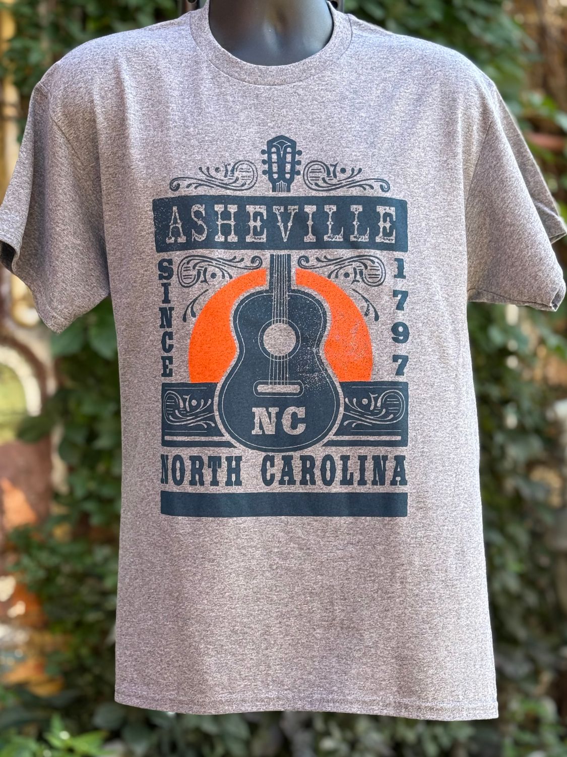 Since 1797 Acoustic Guitar Asheville Shirt, Size: Small