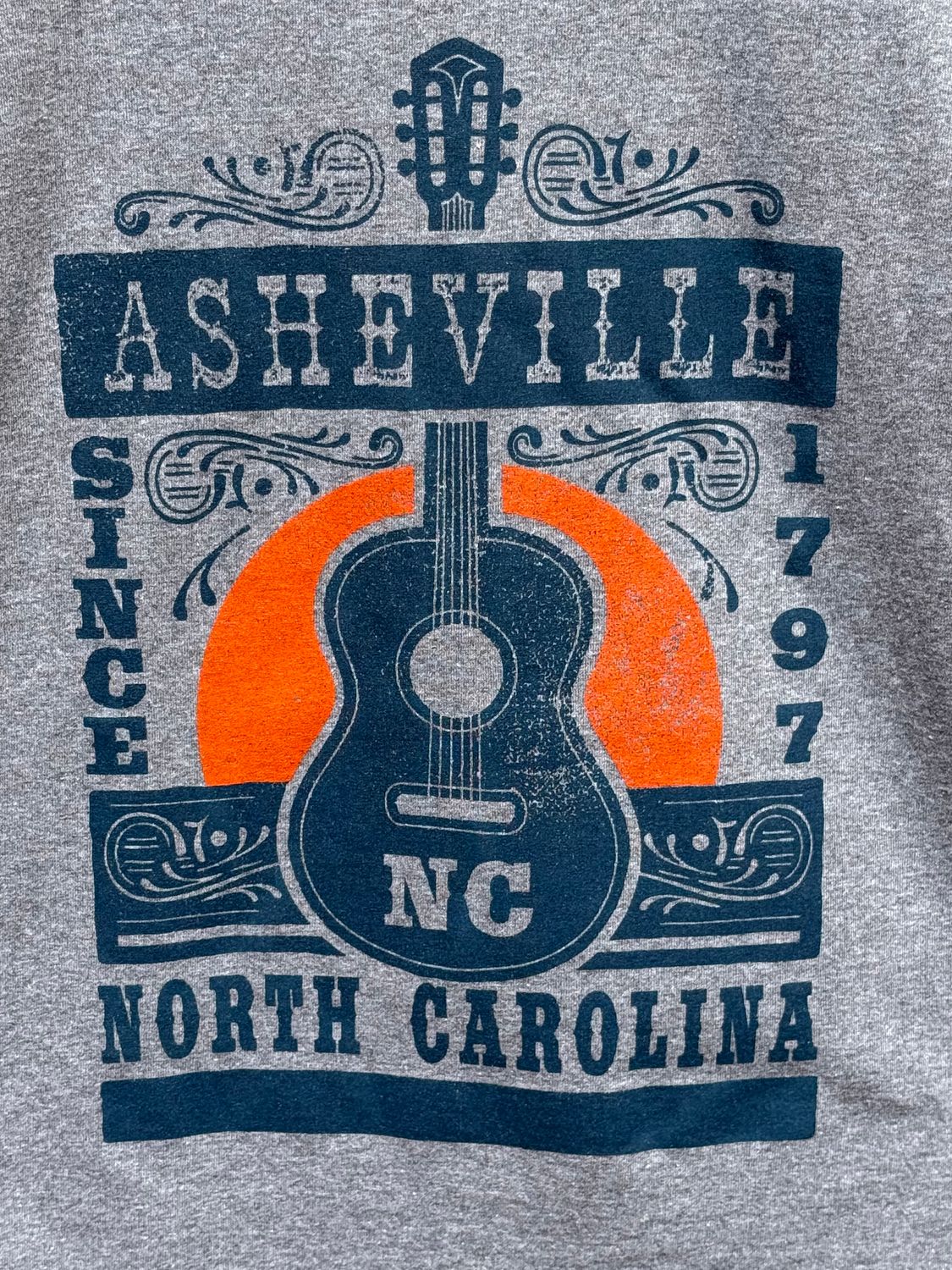 Since 1797 Acoustic Guitar Asheville T-Shirt