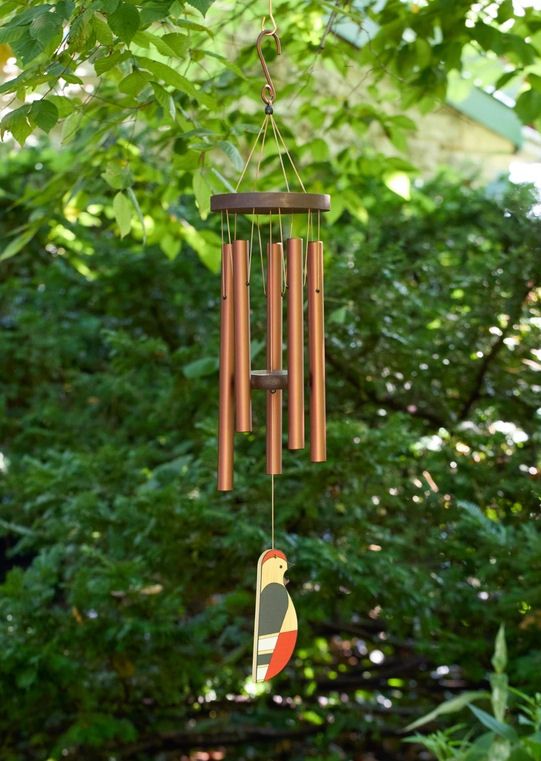 Woodpecker Avian Echoes Chime 36"