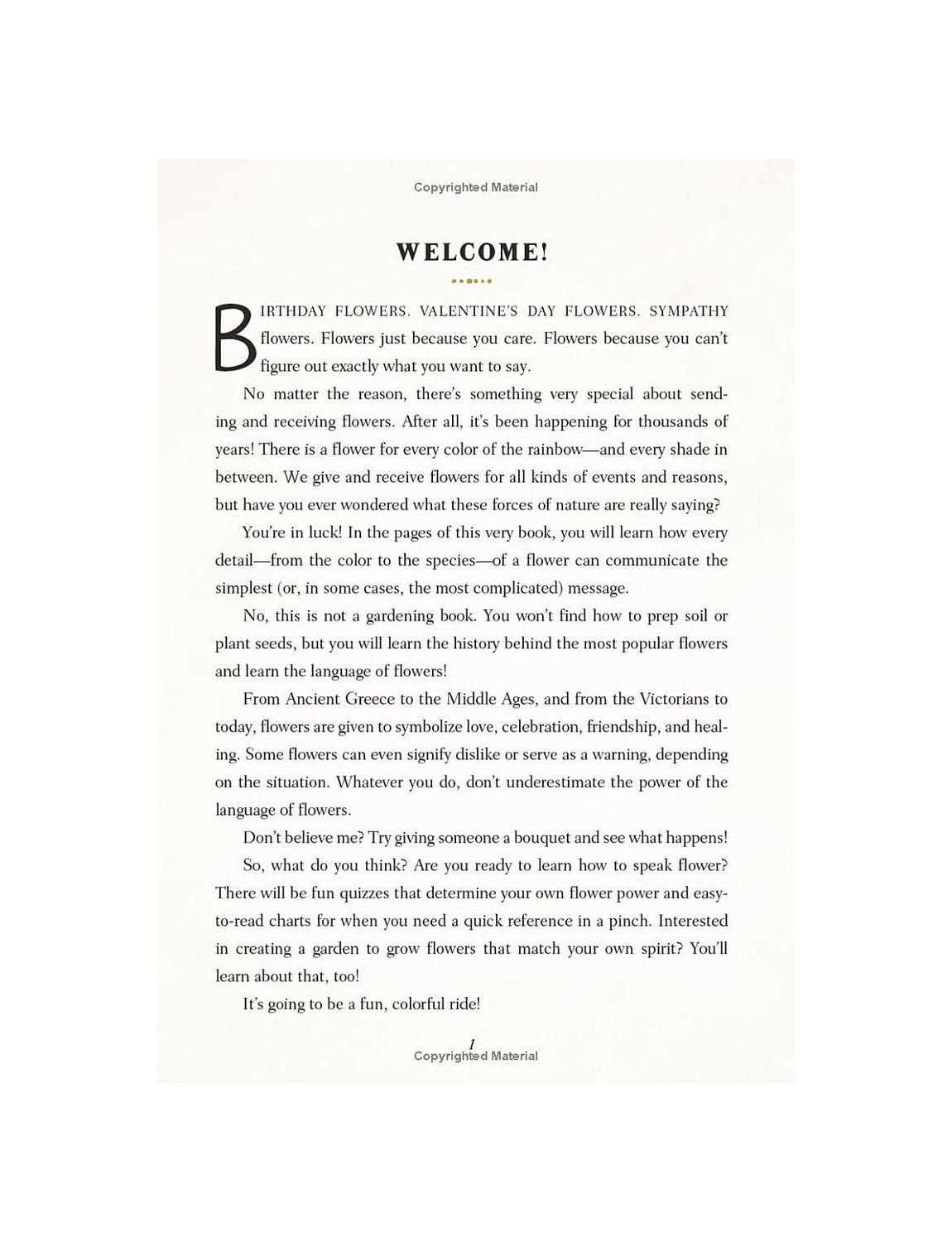 How To Speak Flower Hardcover Book