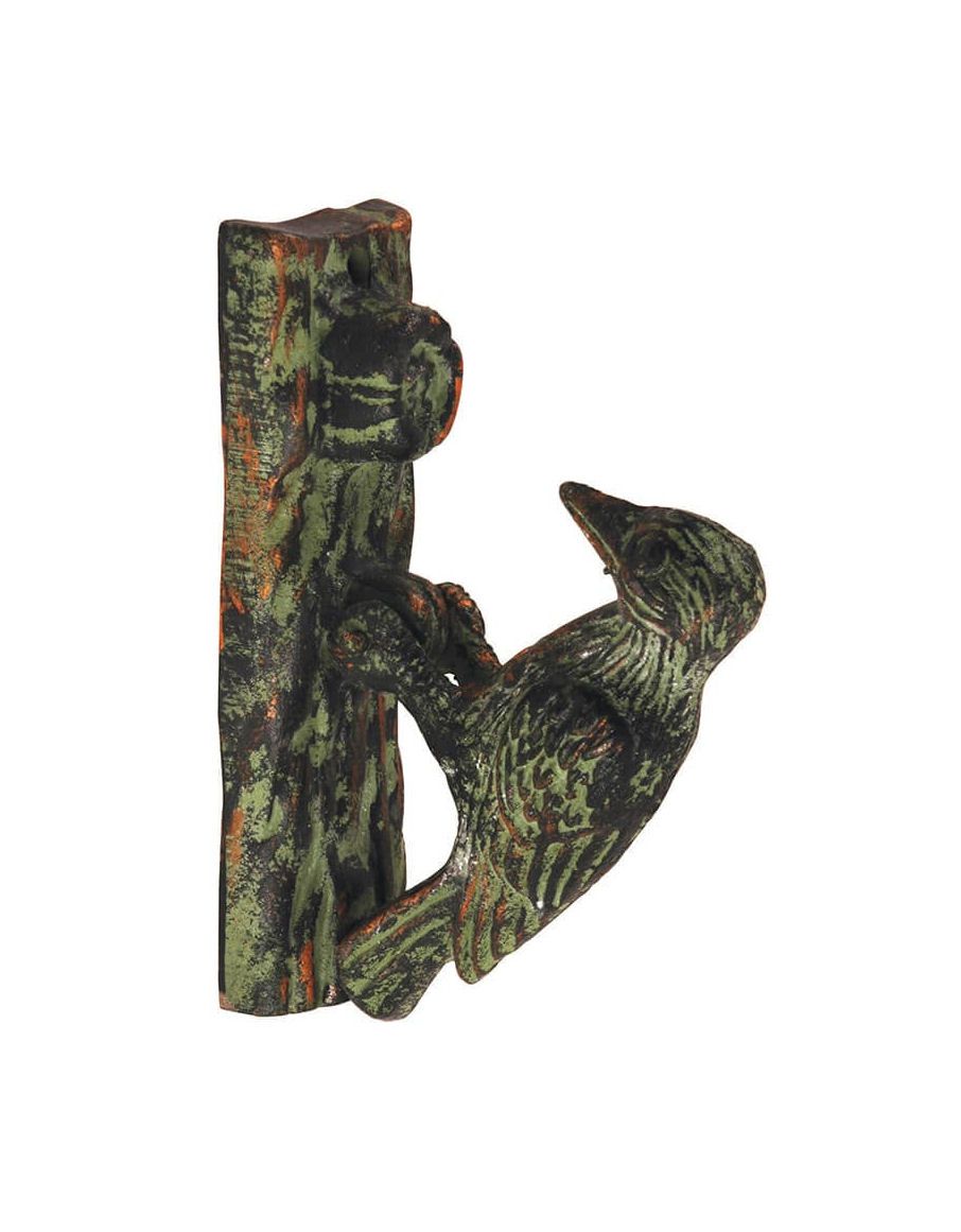 Woodpecker Cast Iron Door Knocker