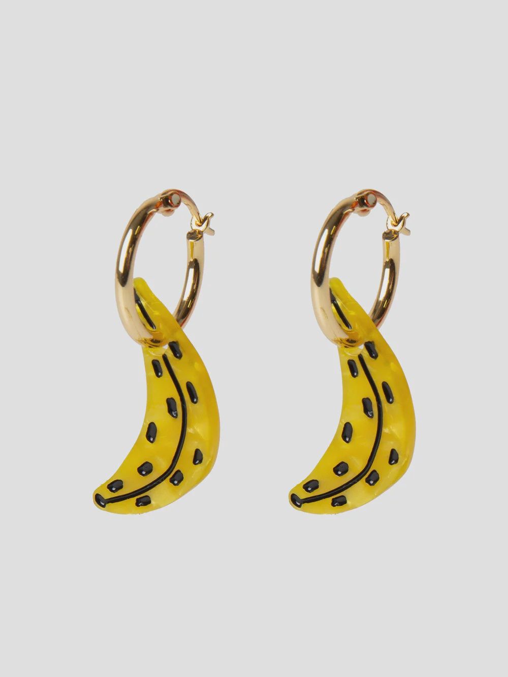 Banana Hoop Earrings