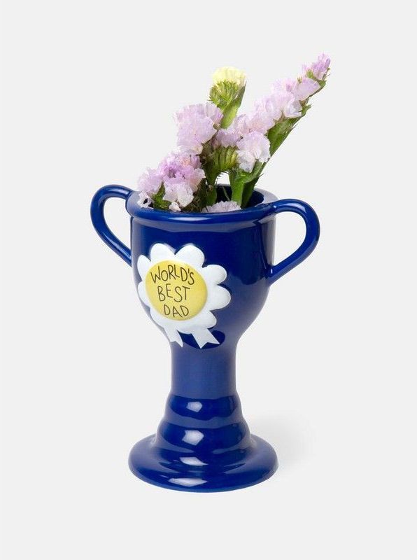World's Best Dad Trophy Mini Vase