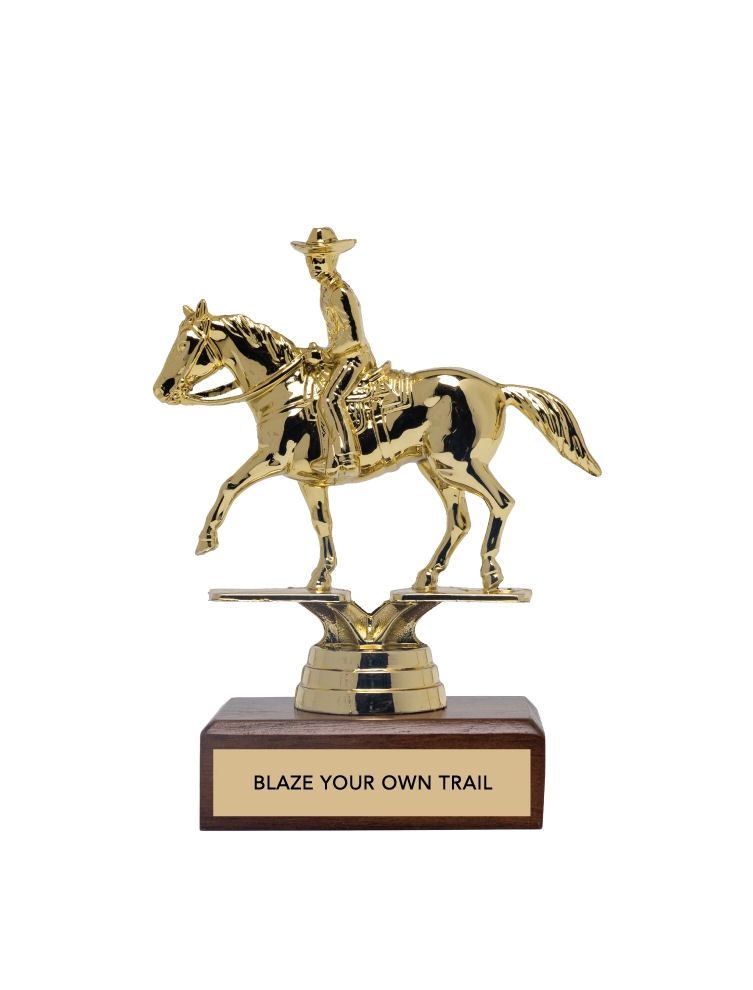 Blaze Your Own Trail Empowering Trophy