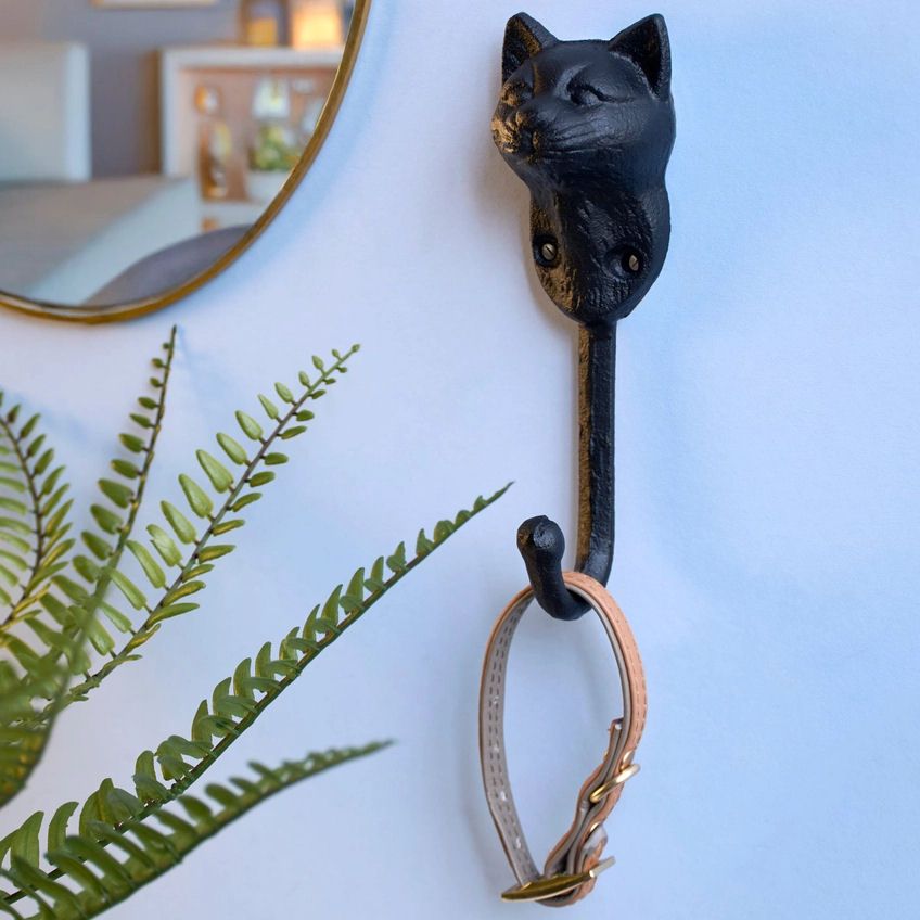 Black Cat Cast Iron Hook