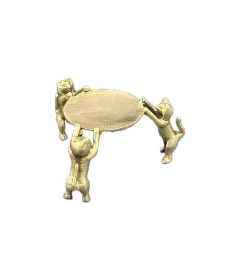 Trio Of Cats Trinket Dish
