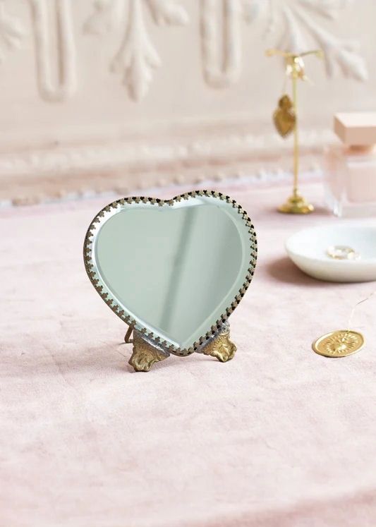 Heart Shaped Standing Mirror