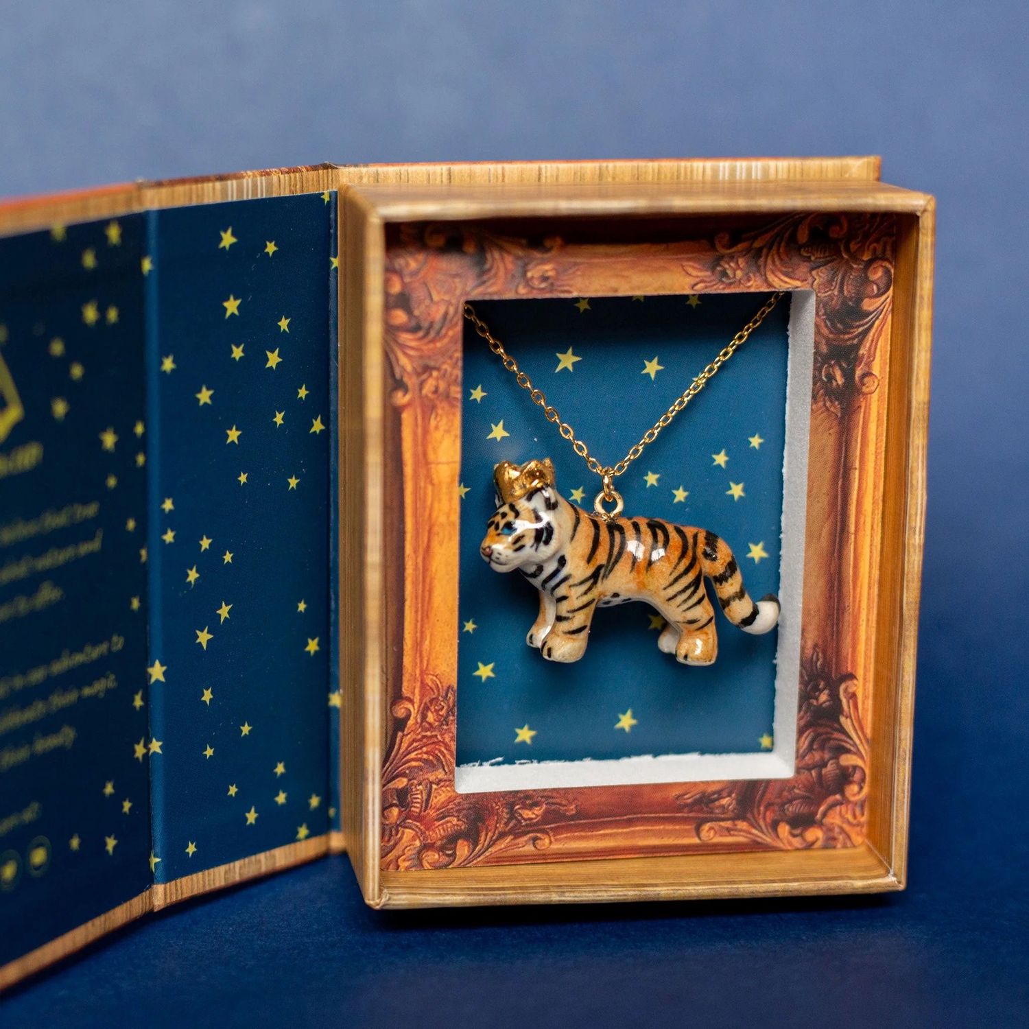 Tiger King Porcelain Necklace