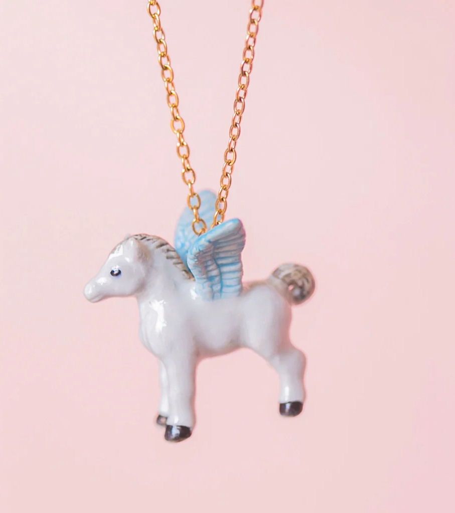 Pegasus Porcelain Necklace