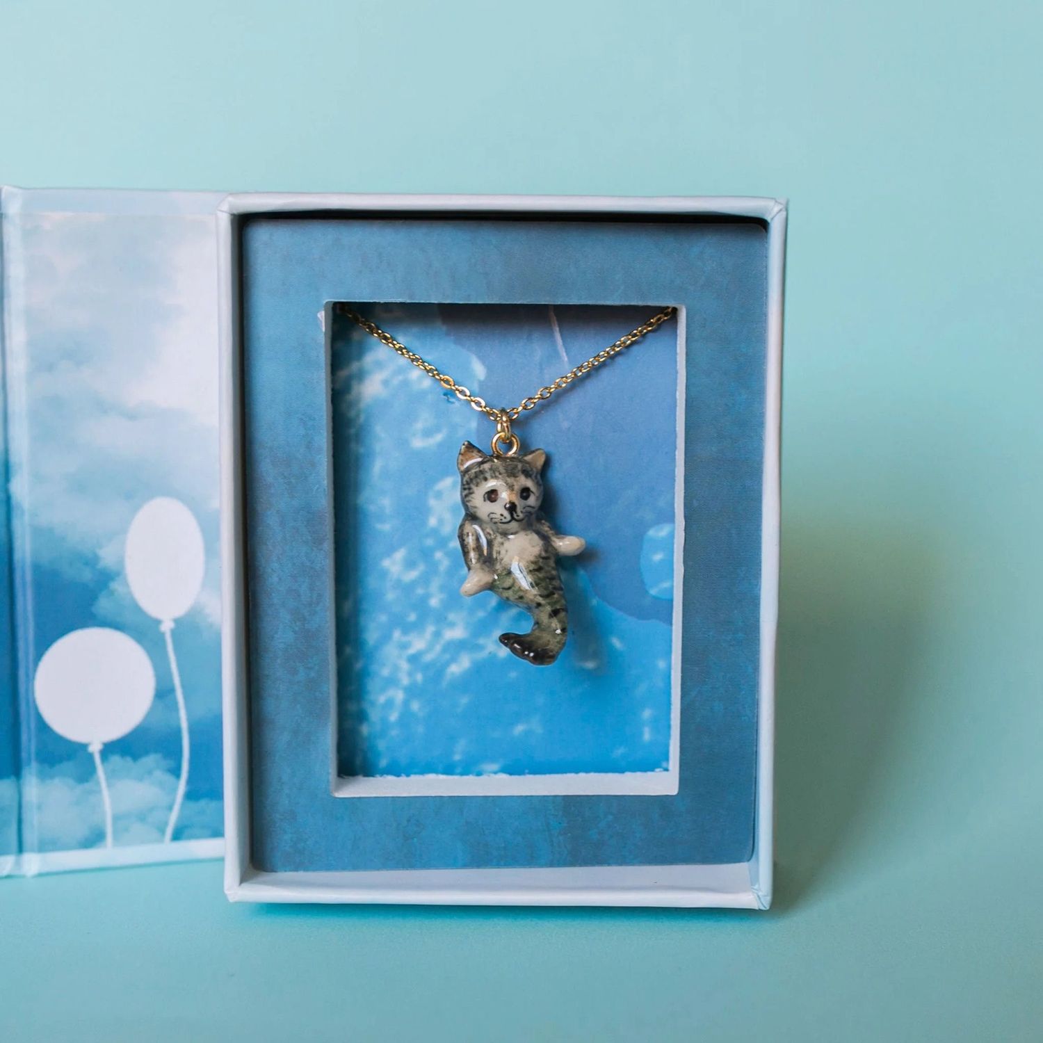 Catfish Porcelain Necklace