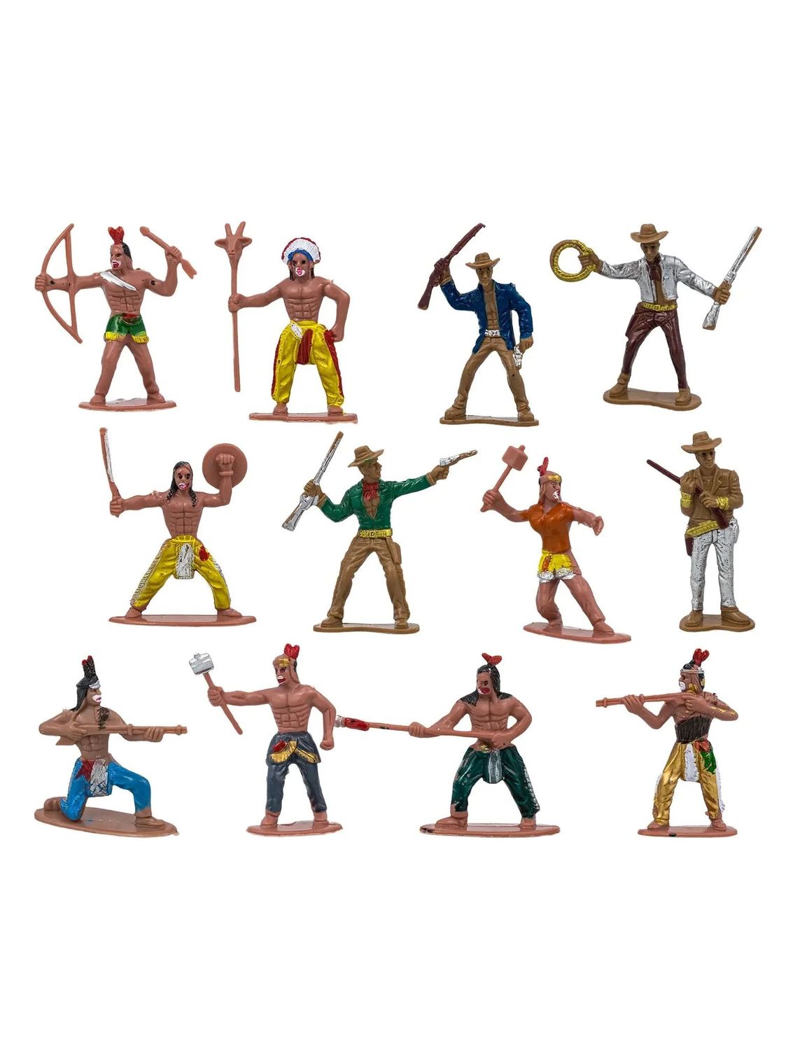 Boxed By The Dozen Wild West Figures