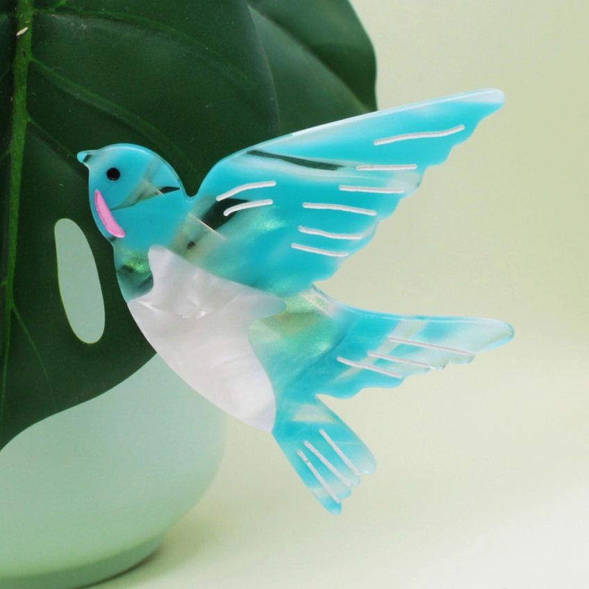 Acrylic Swallow Barrette