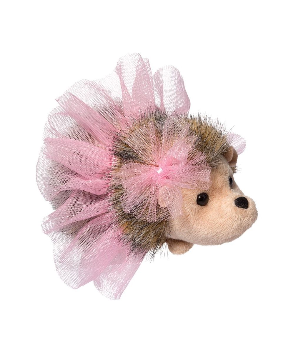 Pink Swirl Hedgehog With Tutu Stuffed Animal