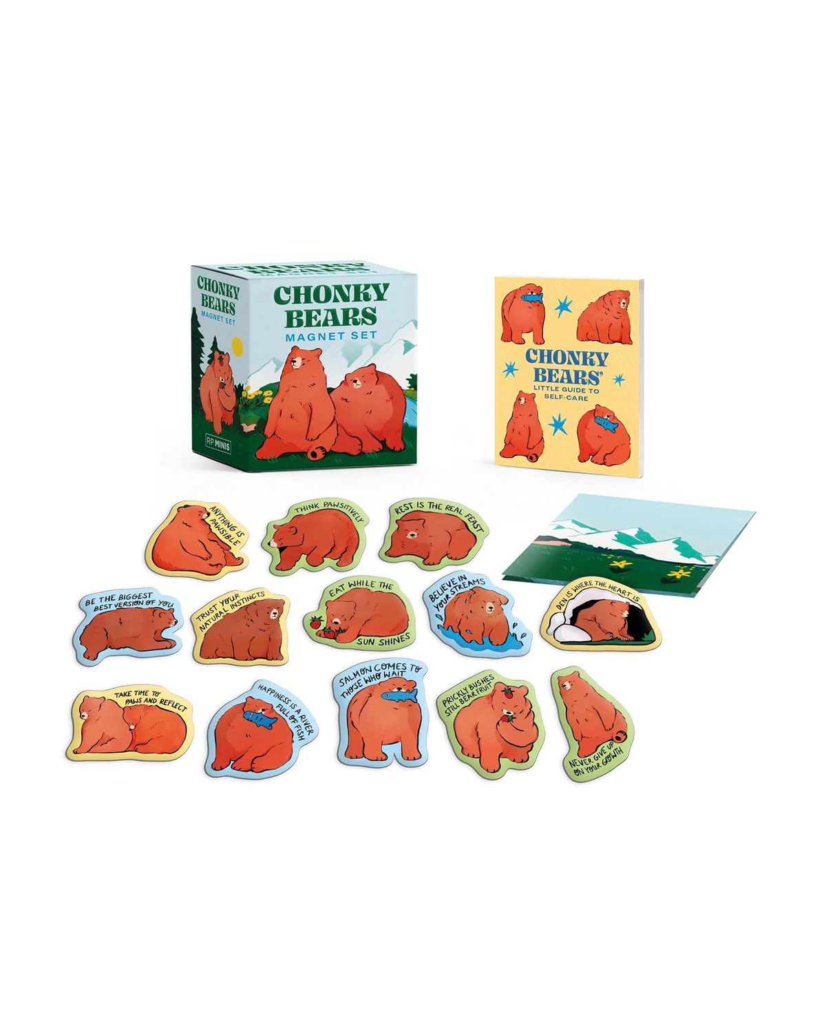 Chonky Bears Mini Magnet Set