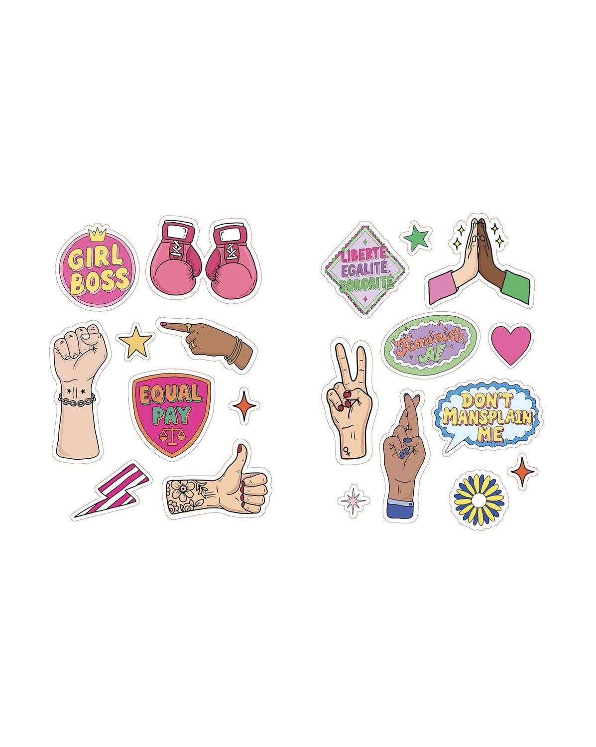 Stickers Against The Patriarchy Sticker Paperback Book