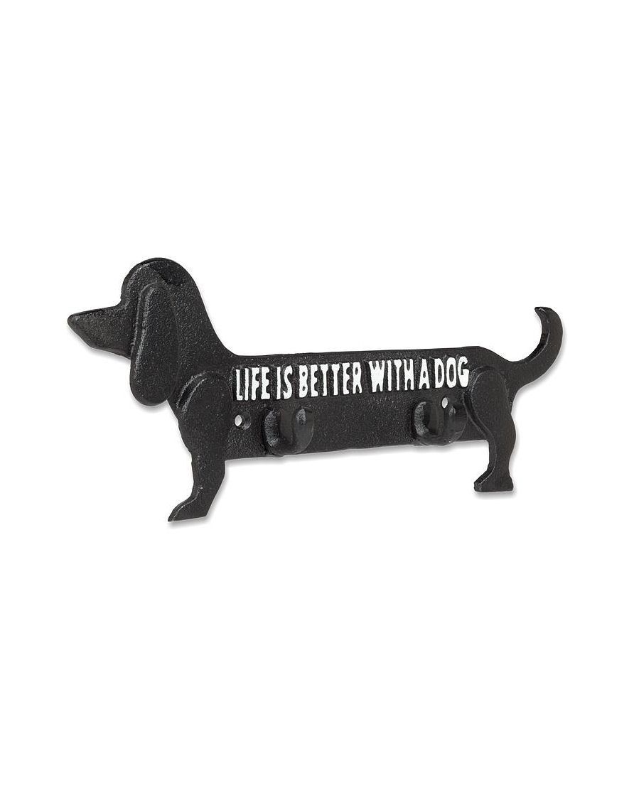 Life Is Better With A Dog Cast Iron Hook