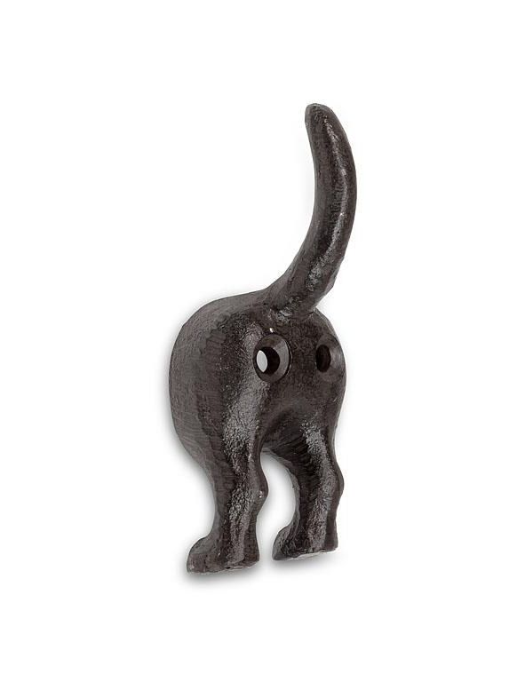 Dog Tail Leash Cast Iron Hook