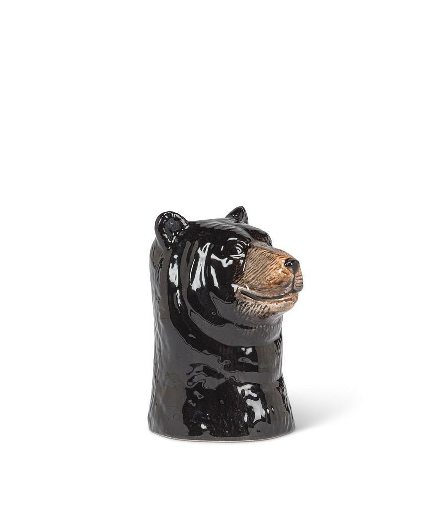 Wildlife Bear Head Bud Vase