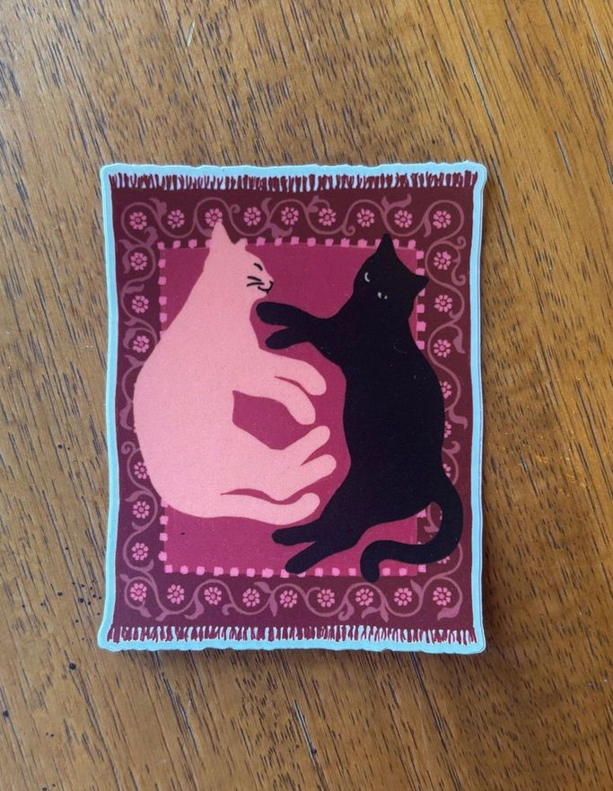 Cat Rug Sticker