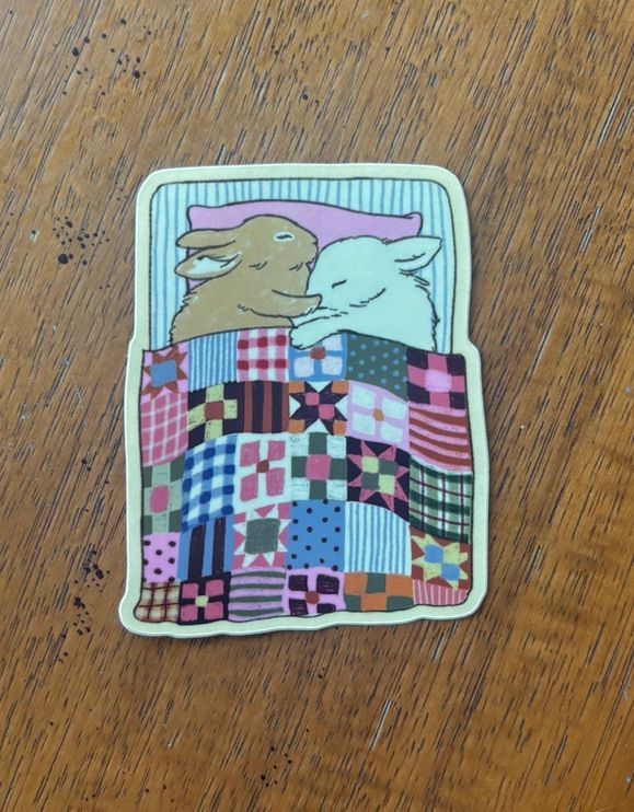 Sleepy Bunnies Sticker