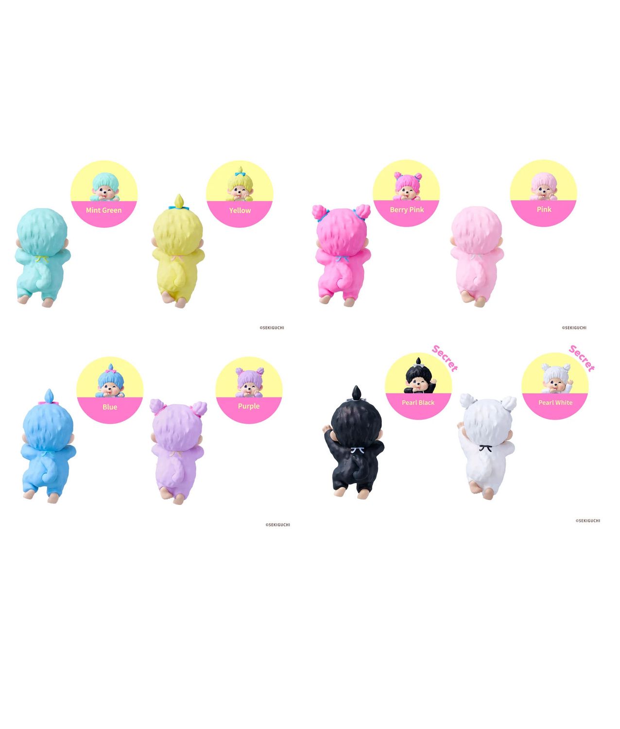 Monchhichi Hippers Colors Wink Series Blind Box