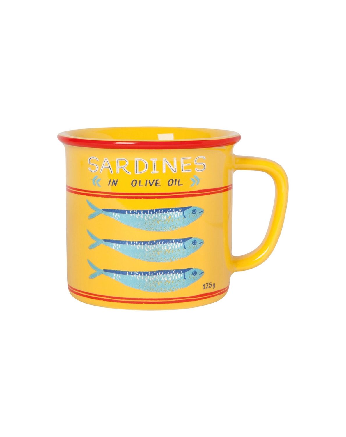 Sardines Yellow Mug