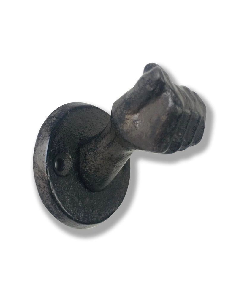 Fist Brown Cast Iron Hook