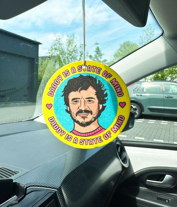 Daddy Is A State Of Mind Pedro Pascal New Car Scent Air Freshener