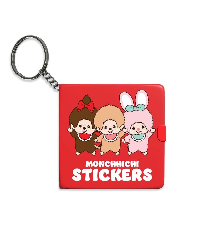 Friends Forever Monchhichi Mini Sticker Book Keychain