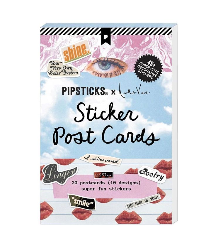 Haricot Vert Daydreams Sticker Post Card Book