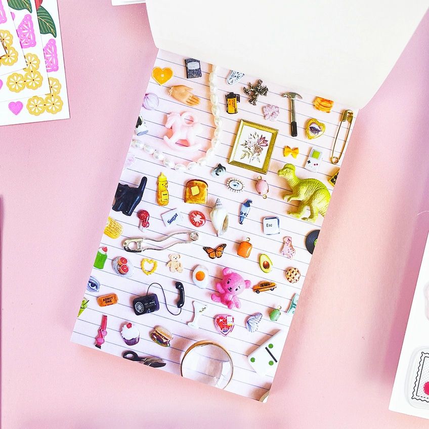 Haricot Vert Daydreams Sticker Post Card Book