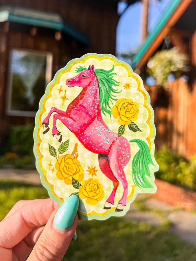 Sparkle Glitter Pony Sticker