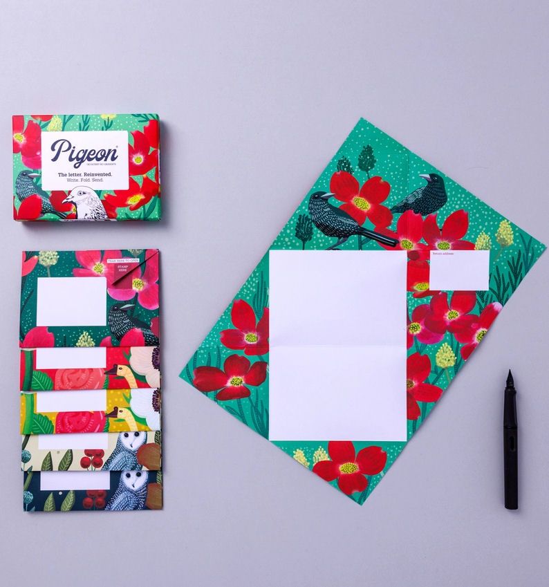Dusk To Dawn Pigeon Letter Pack