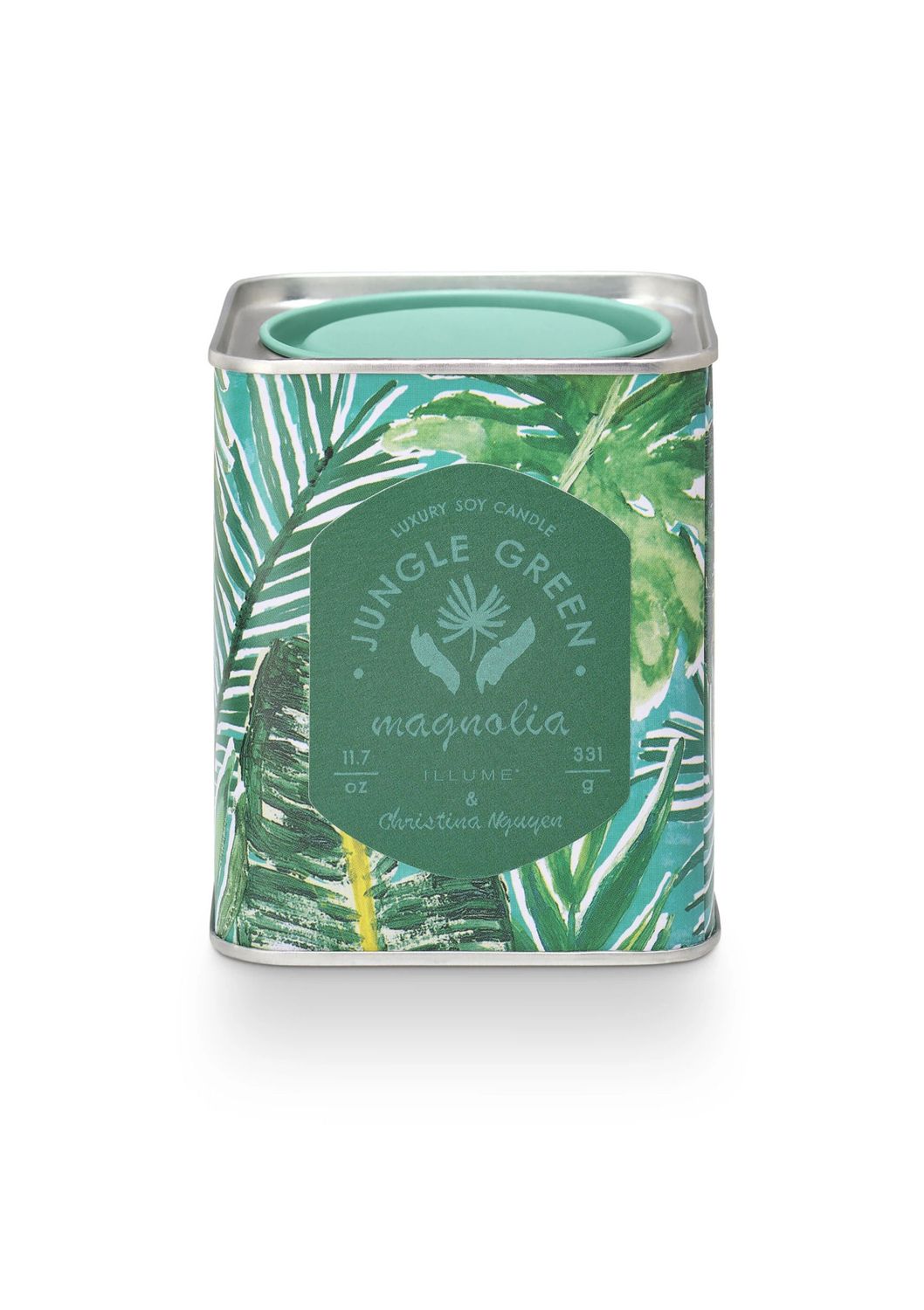 Jungle Green Magnolia Soy Tin Candle