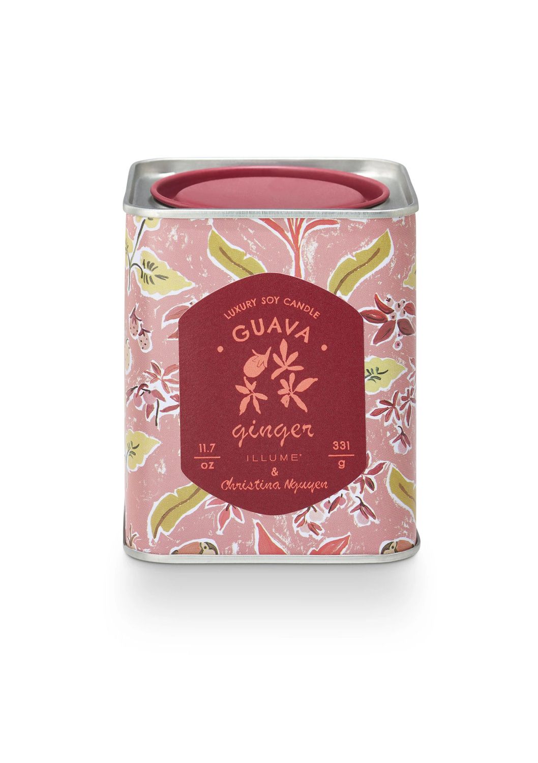 Guava Ginger Scented Soy Tin Candle
