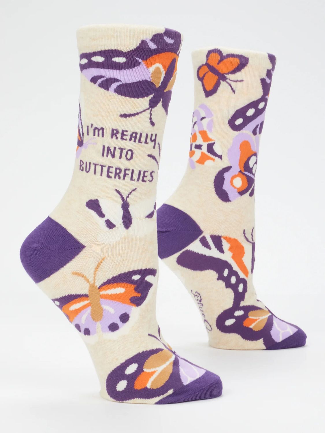 I’m Really Into Butterflies Blue Q Women’s Socks