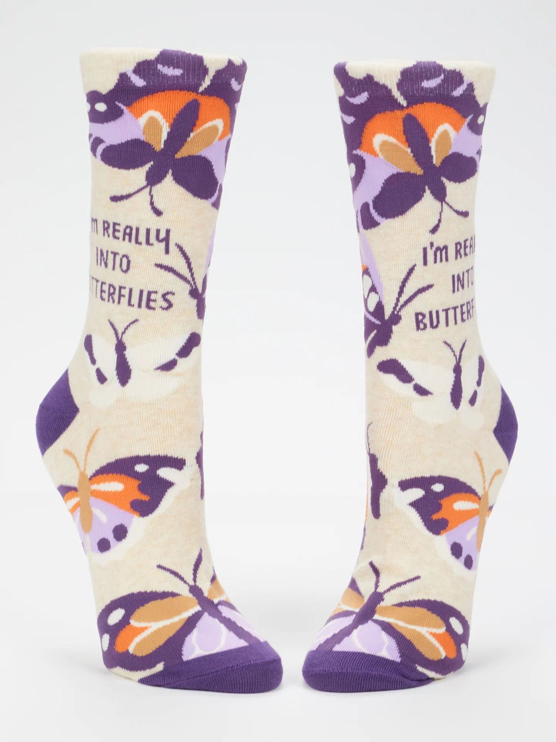 I’m Really Into Butterflies Blue Q Women’s Socks