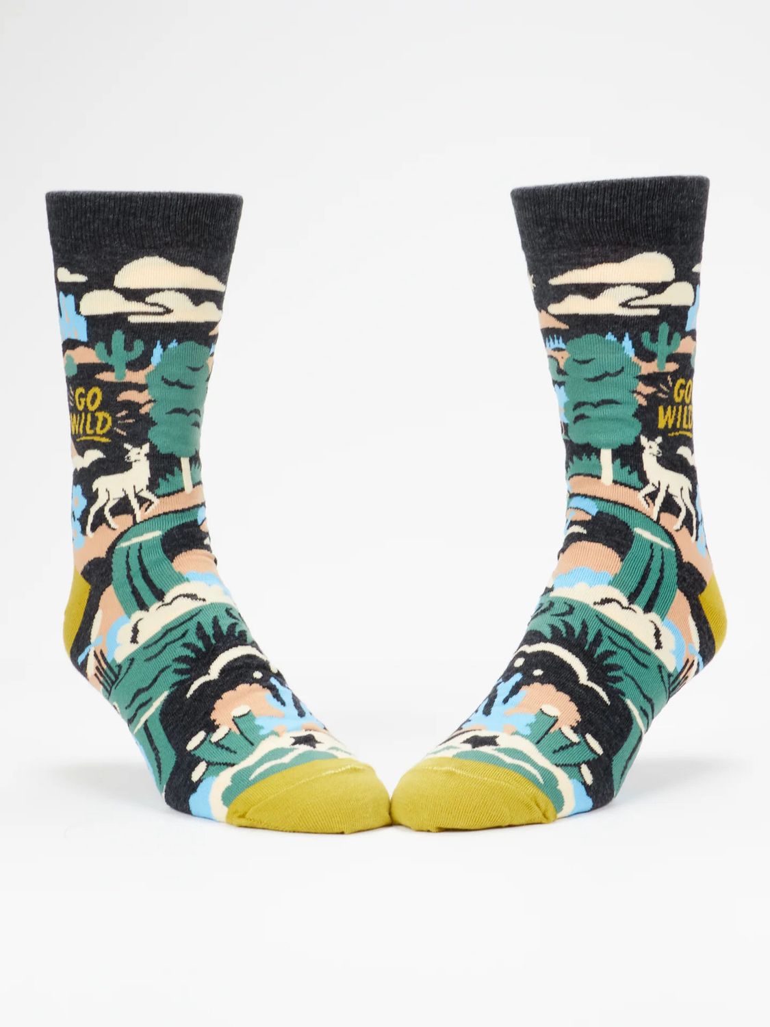 Go Wild Blue Q Men’s Socks