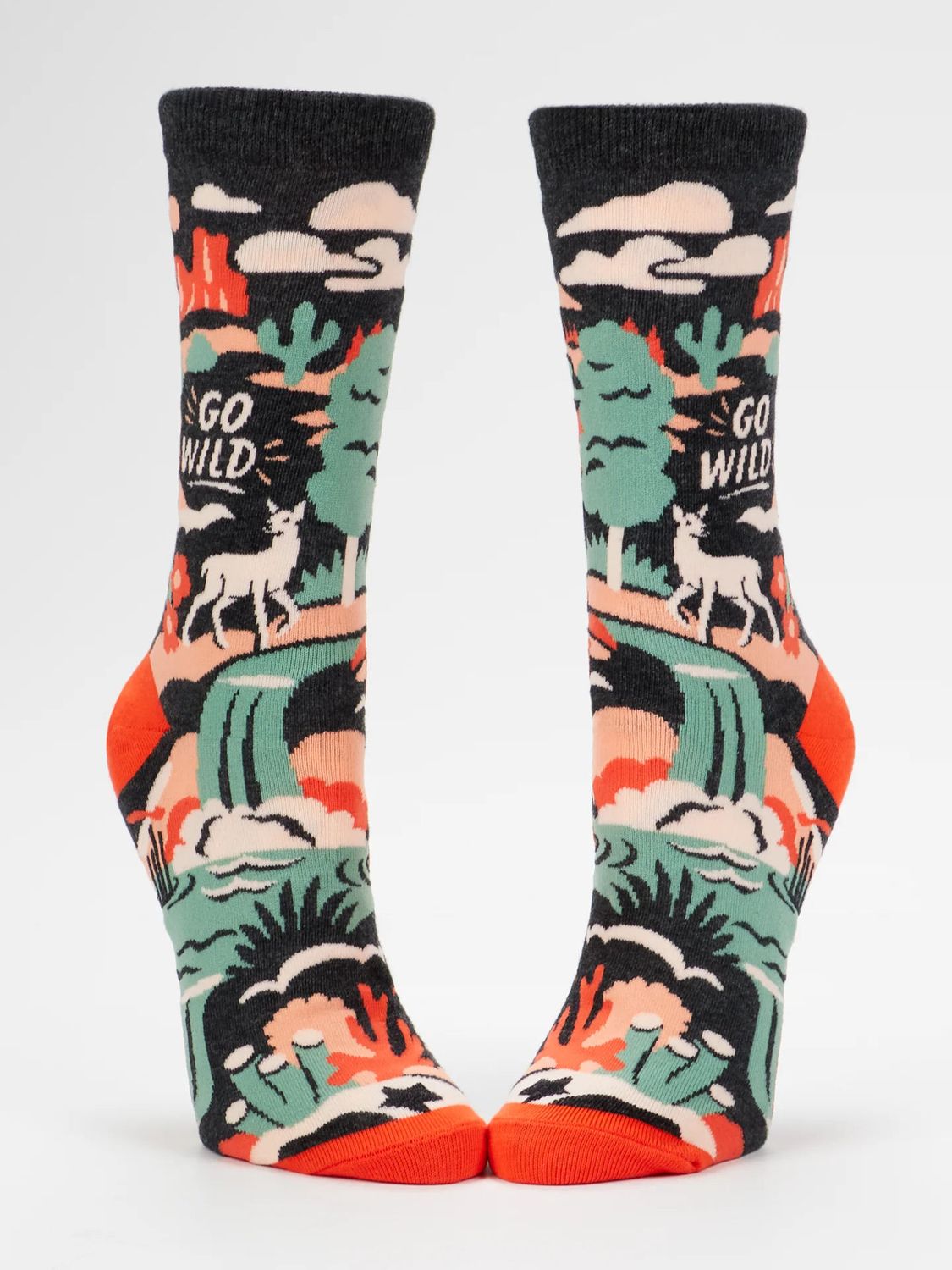 Go Wild Blue Q Women’s Socks