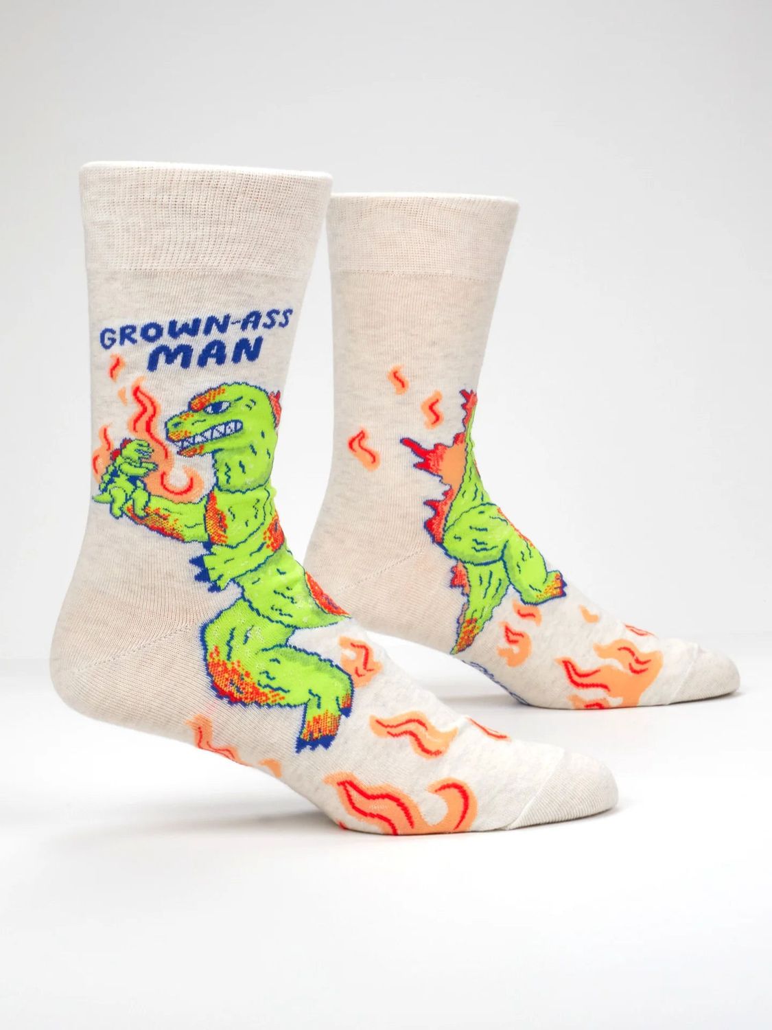 Grown-Ass Man Blue Q Men’s Socks