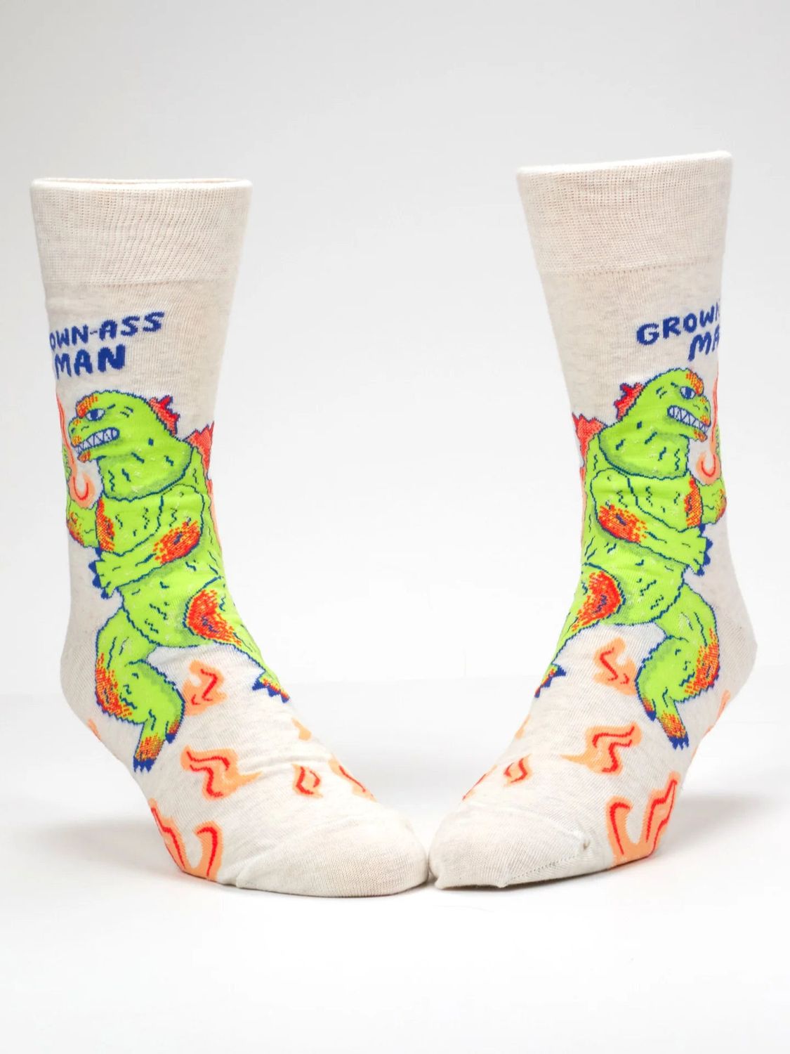 Grown-Ass Man Blue Q Men’s Socks