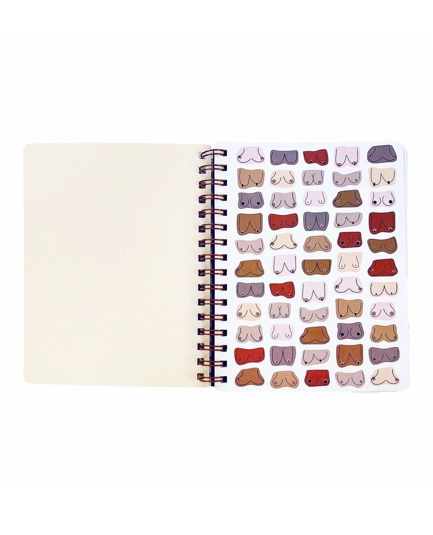 All Kinds Of Boobies Notebook With Stickers