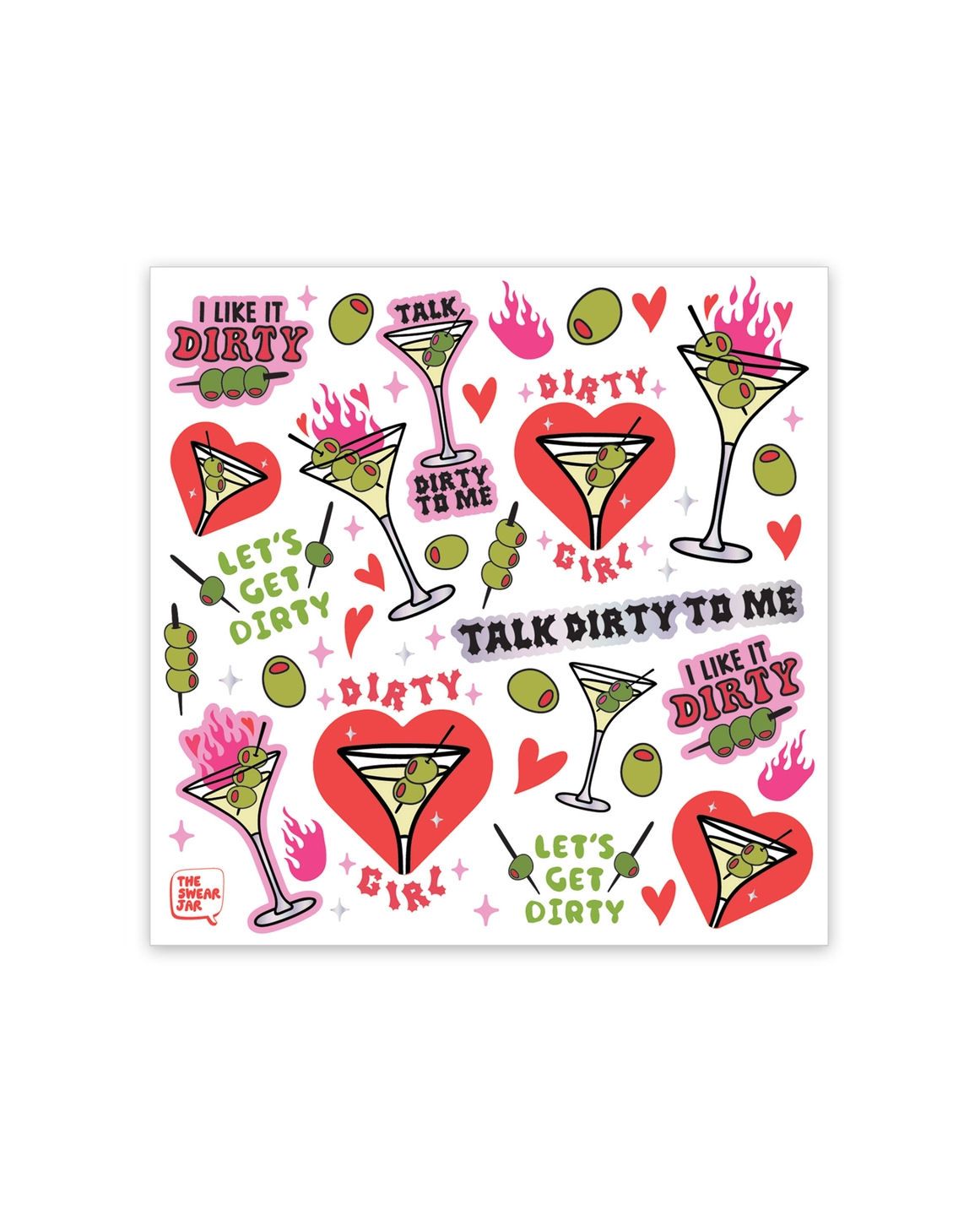 Talk Dirty To Me Sticker Sheet