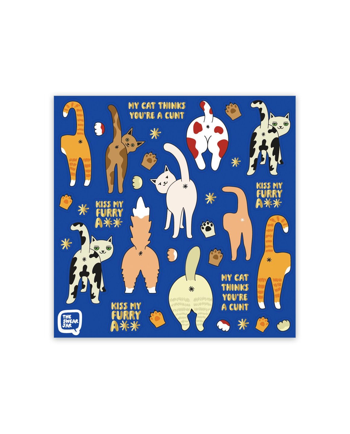 Catty Rebuttals Sticker Sheet