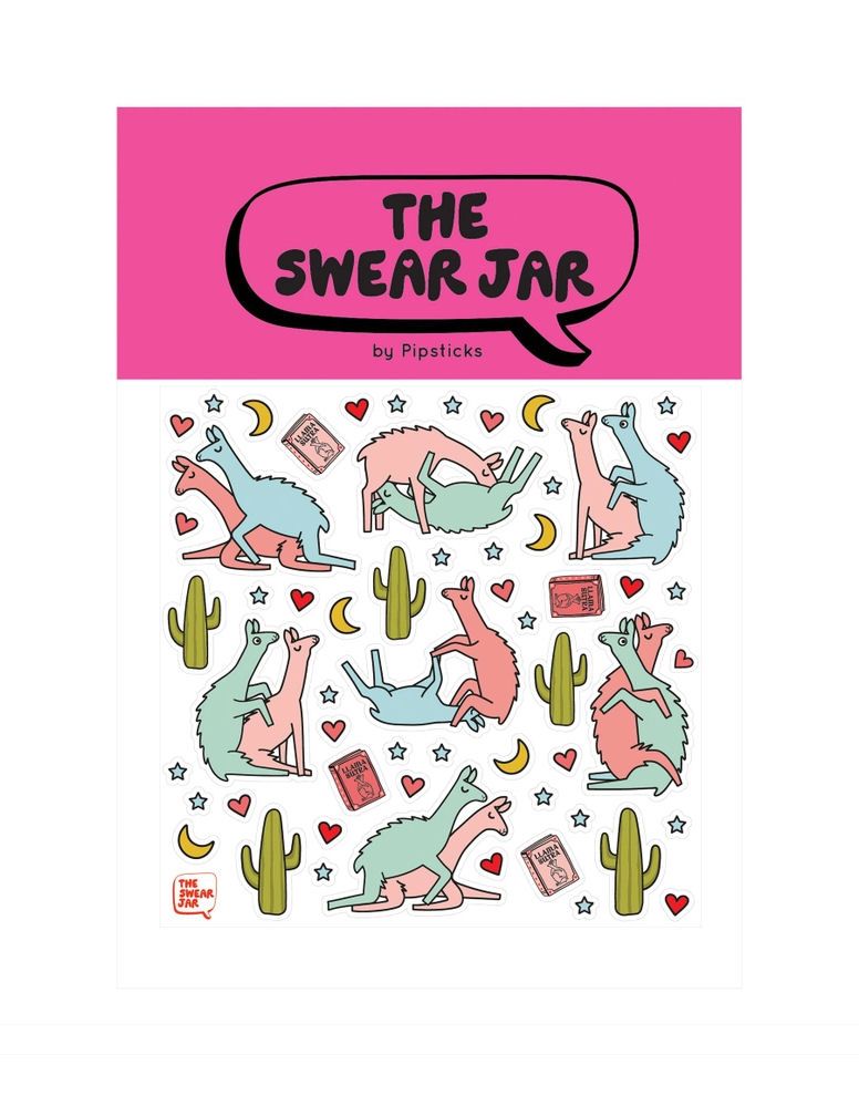 Llama Lovin’ Sticker Sheet
