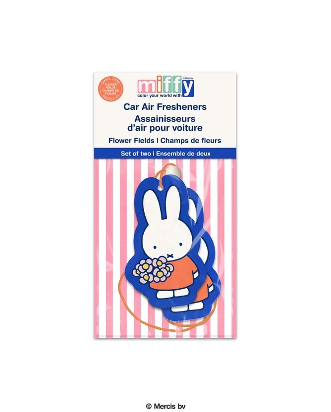 Miffy Flower Fields Scent Set Of Two Air Fresheners