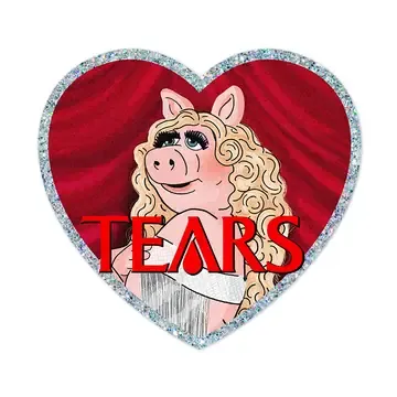 Tears Ms. Piggy Sticker