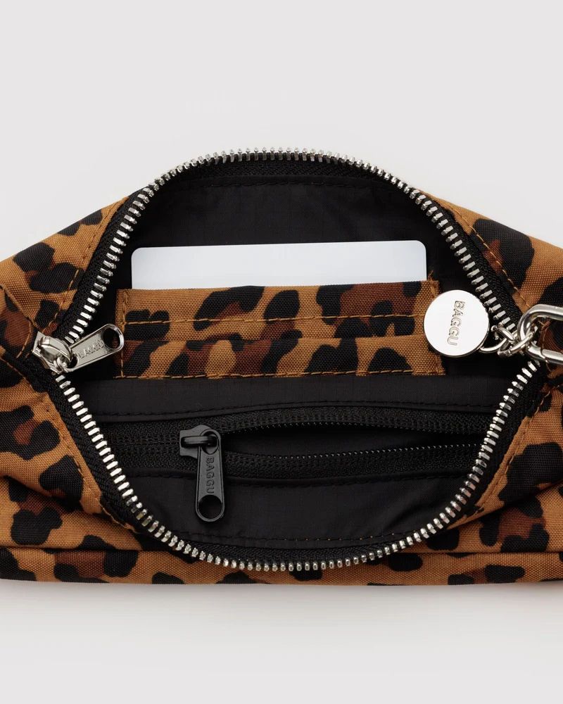 Baggu Nylon Pochette Leopard