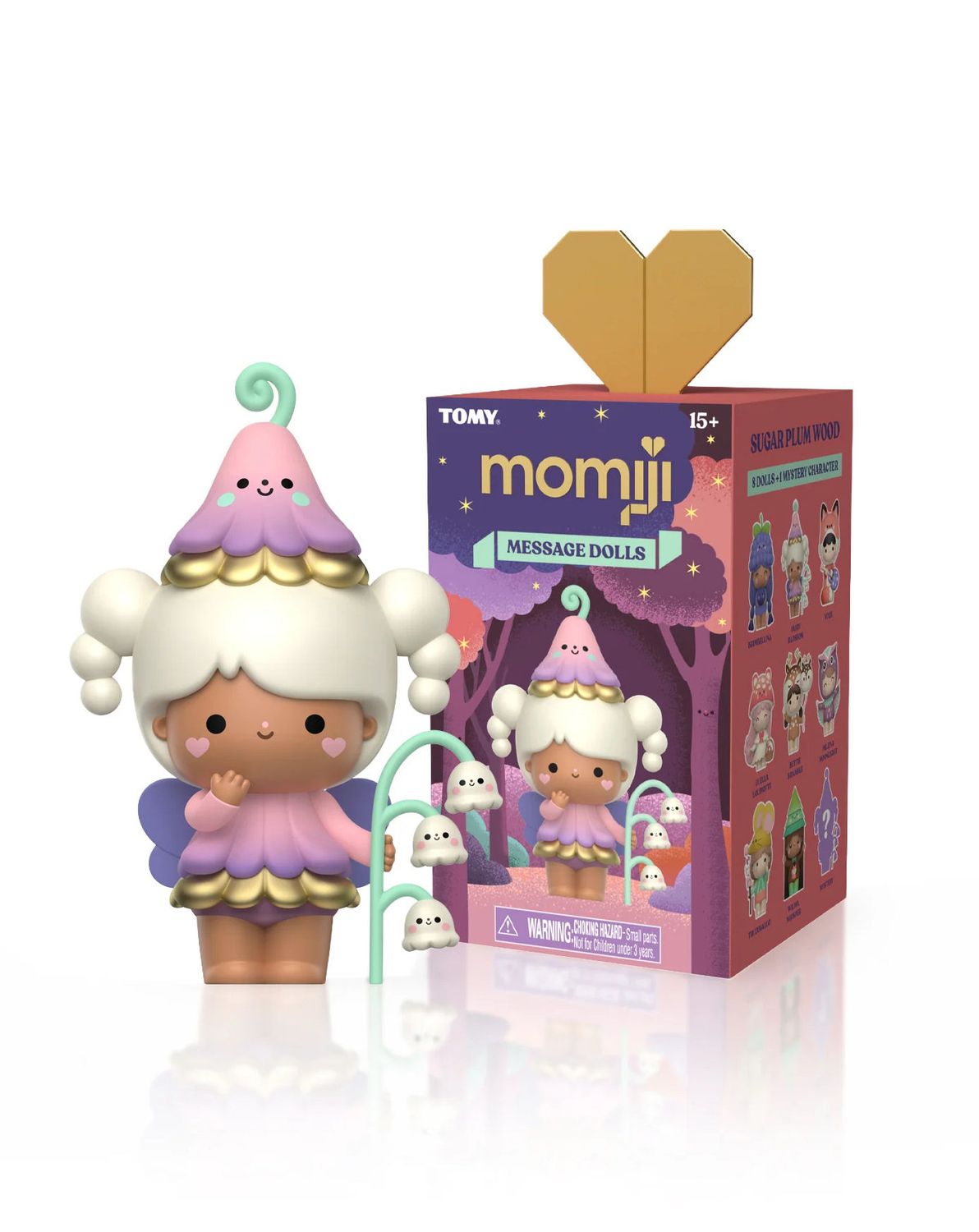 Momiji Sugar Plum Wood Message Doll Blind Box