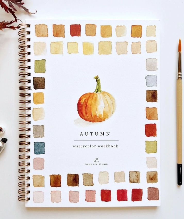 Autumn Watercolor Workbook